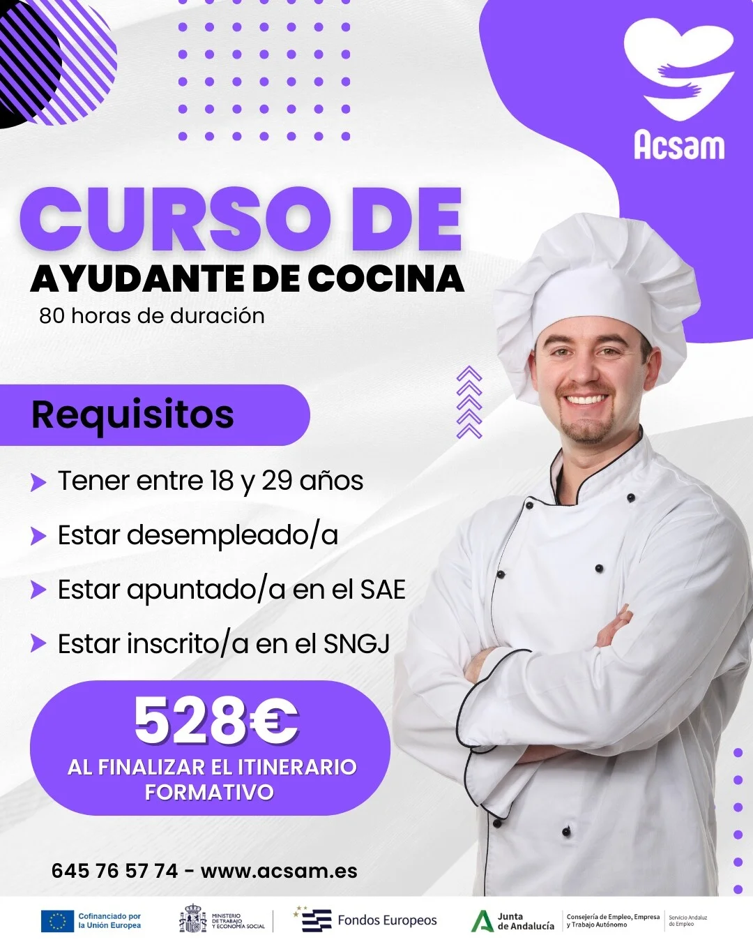 Curso de Ayudante de Cocina